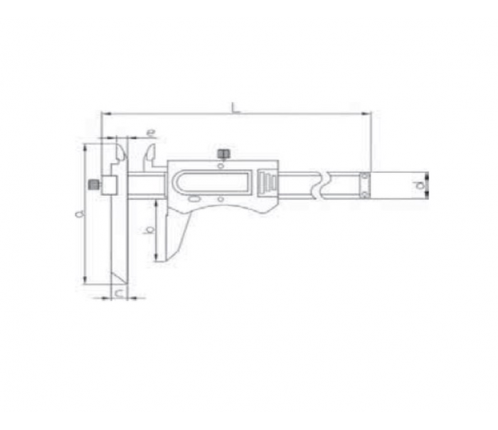 ASİMETO 0-150mm Ayarlanabilir Çene Dijital Kumpas