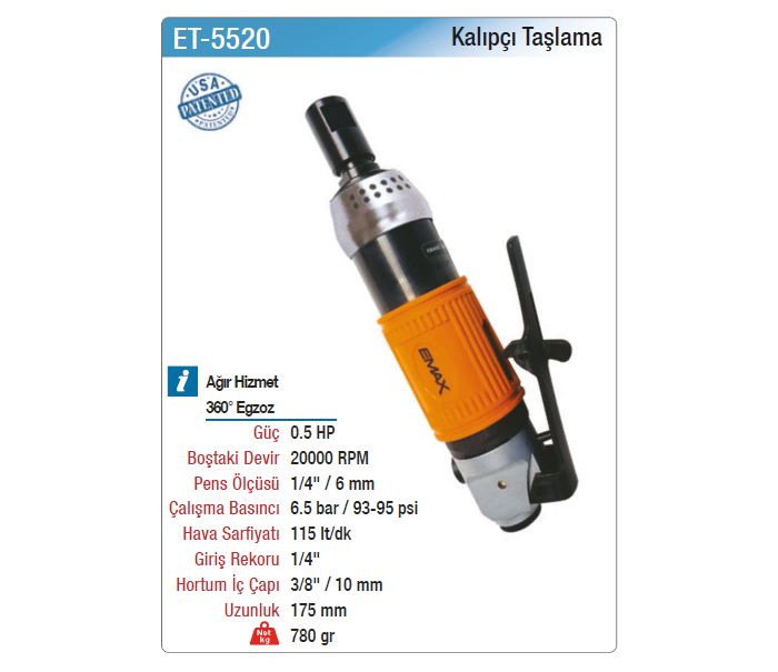 EMAX KALIPÇI TAŞLAMA