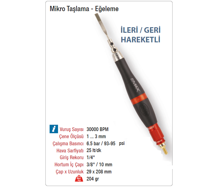EMAX MİKRO TAŞLAMA-EĞELEME
