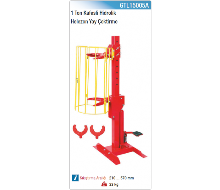 NT tools 1 TON KAFESLİ HİDROLİK HELEZON YAY ÇEKTİRME