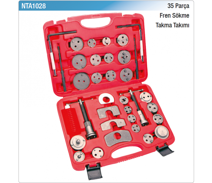 NT tools 35 PARÇA FREN SÖKME TAKMA TAKIMI
