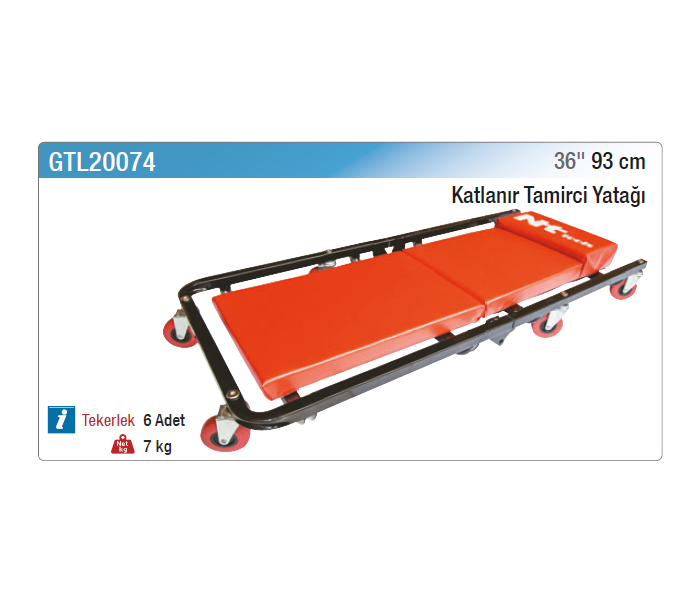 NT tools 36" 93cm KATLANIR TAMİRCİ YATAĞI