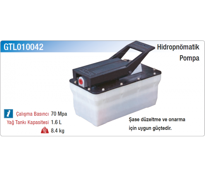 NT tools HİDROPNÖMATİK POMPA