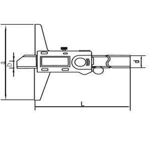 ASİMETO Abs Dijital Derinlik Kumpası 0-200mm