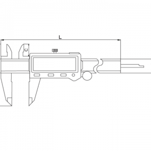 ASİMETO IP67 Büyük Ekran Dijital Kumpas 0-200mm