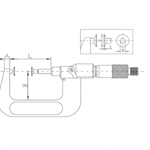 ASİMETO Mekanik Dişli Mikrometre 150-175mm