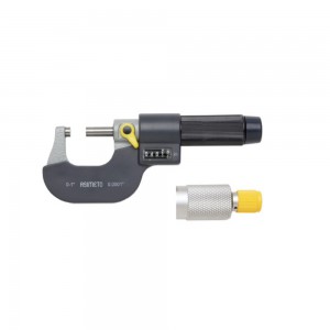 ASİMETO Numaratörlü Dış Çap Mikrometresi 0-25 mm