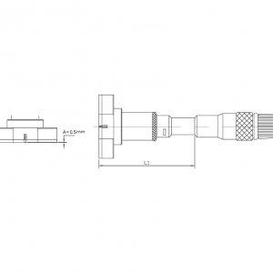 ASİMETO Üç Nokta Temaslı Dijital İç Çap Mikrometresi 100-125mm