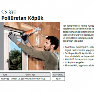 CERESİT CS 330 PU KÖPÜK 615g