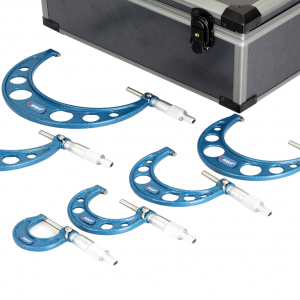Dasqua 0-300mm 12 PARÇA MEKANİK MİKROMETRE SETİ 0,001