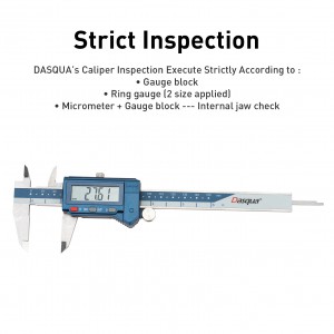 Dasqua 0-200mm “ MAVİ SERİ “ LCD WATER PROOF LCD ABSOLUTE DİJİTAL KUMPAS IP54