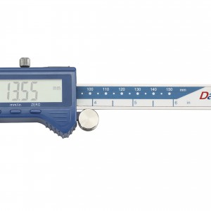 Dasqua 0-200mm DİJİTAL DERİNLİK KUMPASI 0,01 -TYPE B ÇENGELLİ