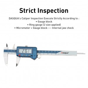 Dasqua 0-300mm “ MAVİ SERİ “ LCD WATER PROOF LCD ABSOLUTE DİJİTAL KUMPAS IP54