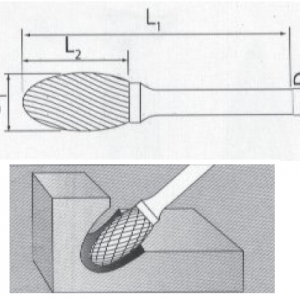 DECO 3X3X50 E FORMU SERT KARBÜR KALIPÇI FREZESİ