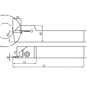 MBC DKT I R 12X12 2C KESME KANAL KATERİ (SAĞ)