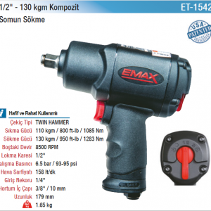EMAX 1/2 130kgm KOMPOZİT SOMUN SÖKME