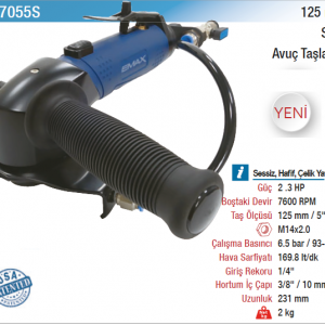 EMAX 125mm SULU AVUÇ TAŞLAMA