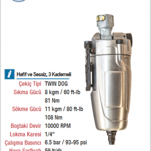 EMAX 1/4 11kgm AVUÇ İÇİ SOMUN SÖKME