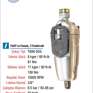 EMAX 3/8 11kgm AVUÇ İÇİ SOMUN SÖKME
