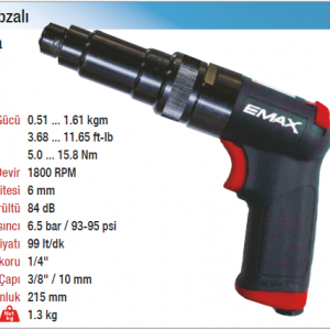 EMAX 6mm KABZALI TORNAVİDA