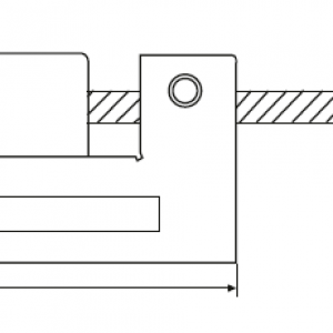 Eric QGG VİDALİ HASSAS MENGENE 100mm