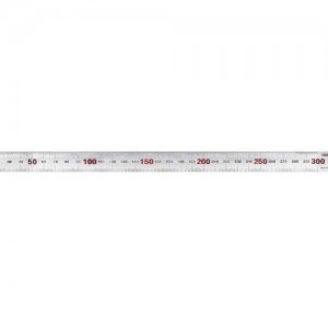 KRİSTEEL Extra Kaliteli Paslanmaz Çelik Cetvel 1000x1.2mm