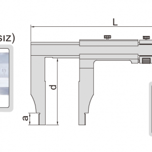 İNİSİZE Tek Çene Mekanik Kumpas 1500mm
