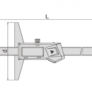 İNSİZE Dijital Derinlik Kumpası 500mm