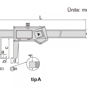 İNSİZE Dijital Dış Kanal Kumpas 300mm