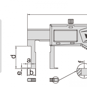 İNSİZE Dijital İç Çap Kanal Kumpası 25-200mm