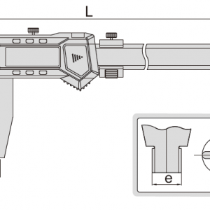 İNSİZE Tek Çene Dijital Kumpas 500mm