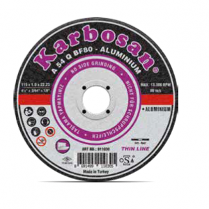 KARBOSAN 115X1.6X22.23 ALÜMİNYUM İNCE KESME DİSKİ