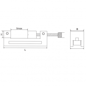 Krasnic QGG Vidalı Hassas Mengene 73mm