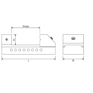 Krasnic QKG Pimli Hassas Mengene 125mm