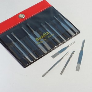 BESDİA MTF-100 Elmas Eğe Takımı 12 Parça