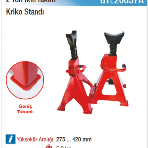 NT tools 2 TON İKİLİ TAKIM KRİKO STANDI