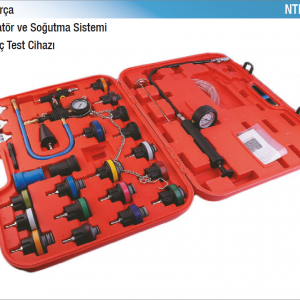 NT tools 28 PARÇA RADYATÖR VE SOĞUTMA SİSTEMİ BASINÇ TEST CİHAZI