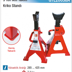 NT tools 3 TON İKİLİ TAKIM KRİKO STANDI