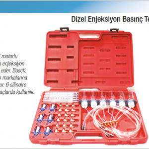 NT tools 31 PARÇA DİZEL ENJEKSİYON BASINÇ TEST CİHAZI