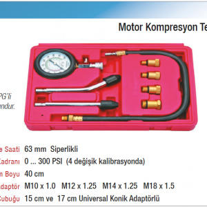 NT tools 8 PARÇA MOTOR KOMPRESYON TEST CİHAZI