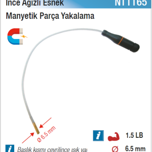 NT tools İNCE AĞIZLI IŞIKLI VE ESNEK MANYETİK PARÇA YAKALAMA