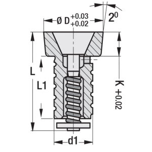 Ø 12X8X21 mm VİDALI HAVALI İTİCİ