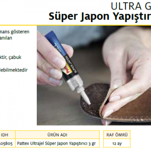 PATTEX ULTRA GEL YAPIŞTIRICI 3 g BLİSTER