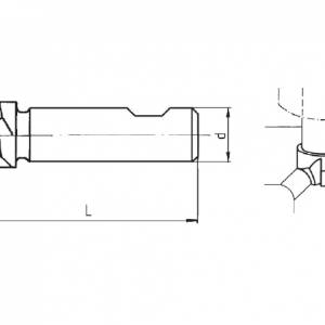 DECO R10 28mm Köşe Yuvarlama Frezesi HSS-CO5