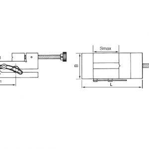 Krasnic QGJ Açılı Vidalı Hassas Mengene 125mm